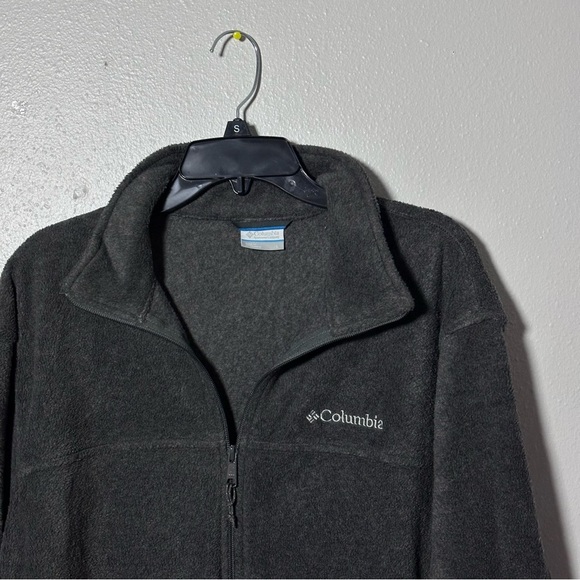 Columbia Men Fleece‎ Full Zip Up Jacket Gray/Black Size Large. - Picture 4 of 7